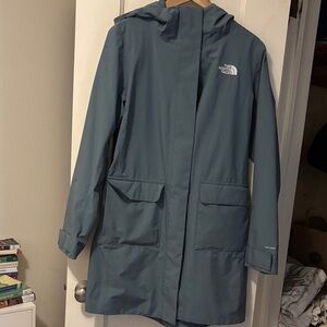 Women’s The North Face Blue Rain Jacket